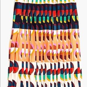 J Crew Pleated MIDI Skirt size 14